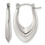 Stainless Steel Teardrop Hoop Earrings for Women
