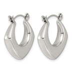 Stainless Steel Square Hoop Earrings for Women