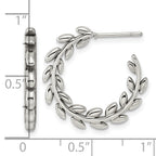 Stainless Steel C-Hoop Earrings for Women