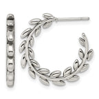 Stainless Steel C-Hoop Earrings for Women