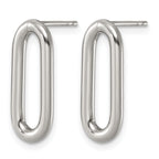 Stainless Steel Button Earrings for Women