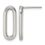 Stainless Steel Button Earrings for Women