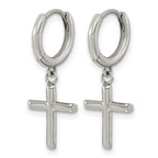 Stainless Steel Cross Drop Dangle Earrings for Women