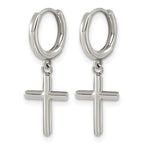 Stainless Steel Cross Drop Dangle Earrings for Women
