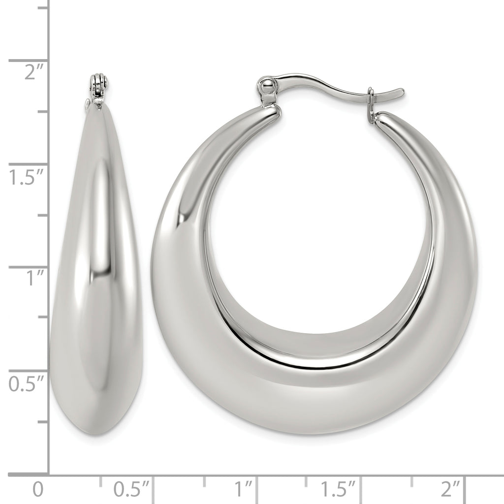 Stainless Steel Hoop Earrings for Women