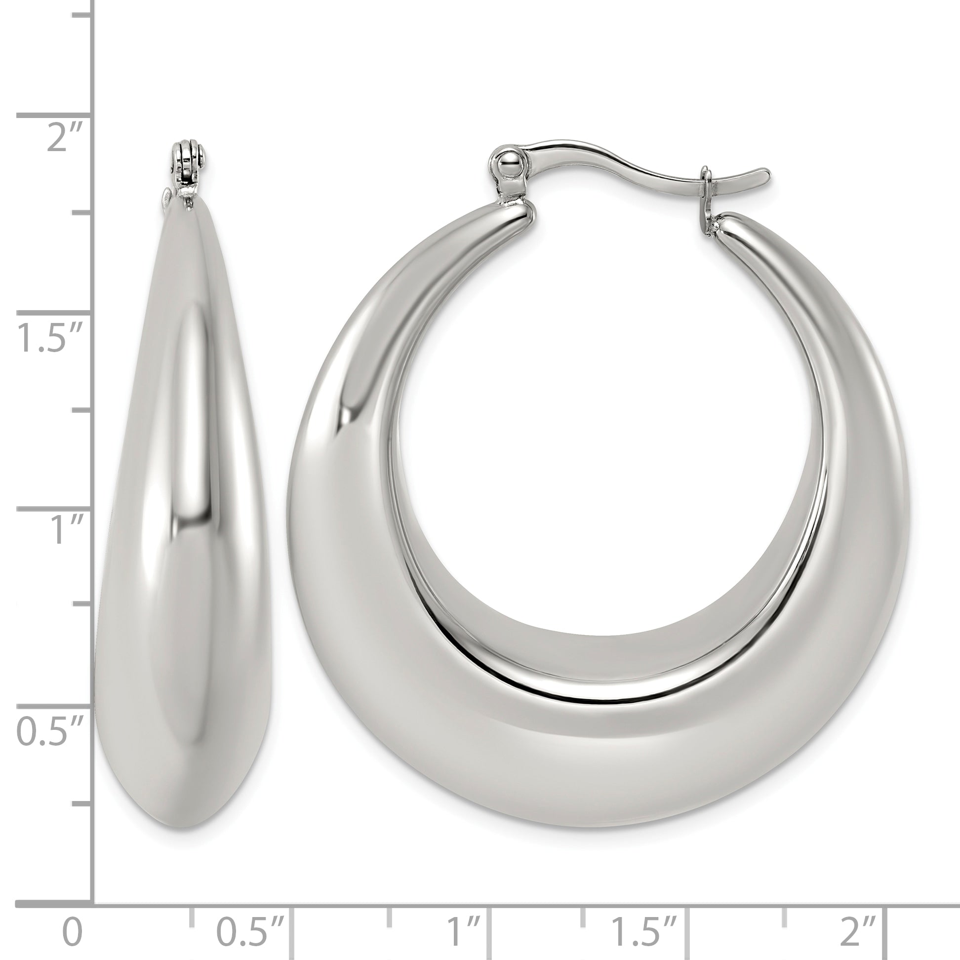 Stainless Steel Hoop Earrings for Women