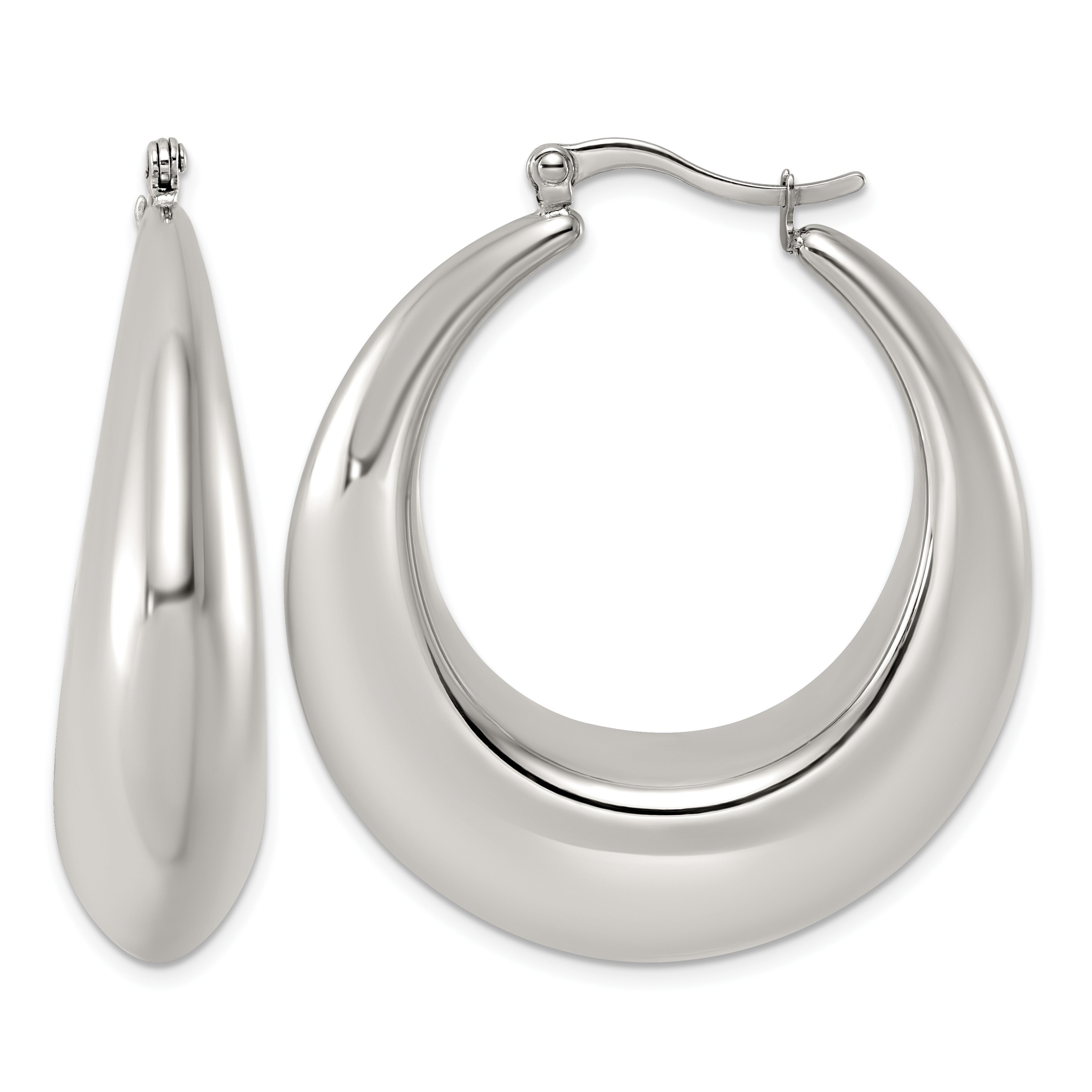 Stainless Steel Hoop Earrings for Women