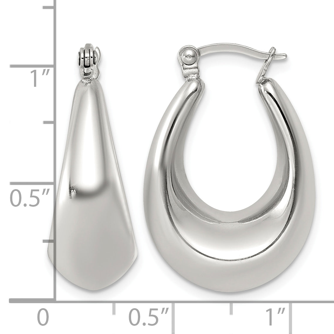 Stainless Steel Hoop Earrings for Women
