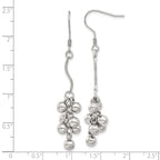 Stainless Steel Polished Drop Dangle Earrings for Women