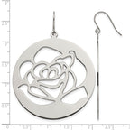 Stainless Steel Polished Drop Dangle Earrings for Women