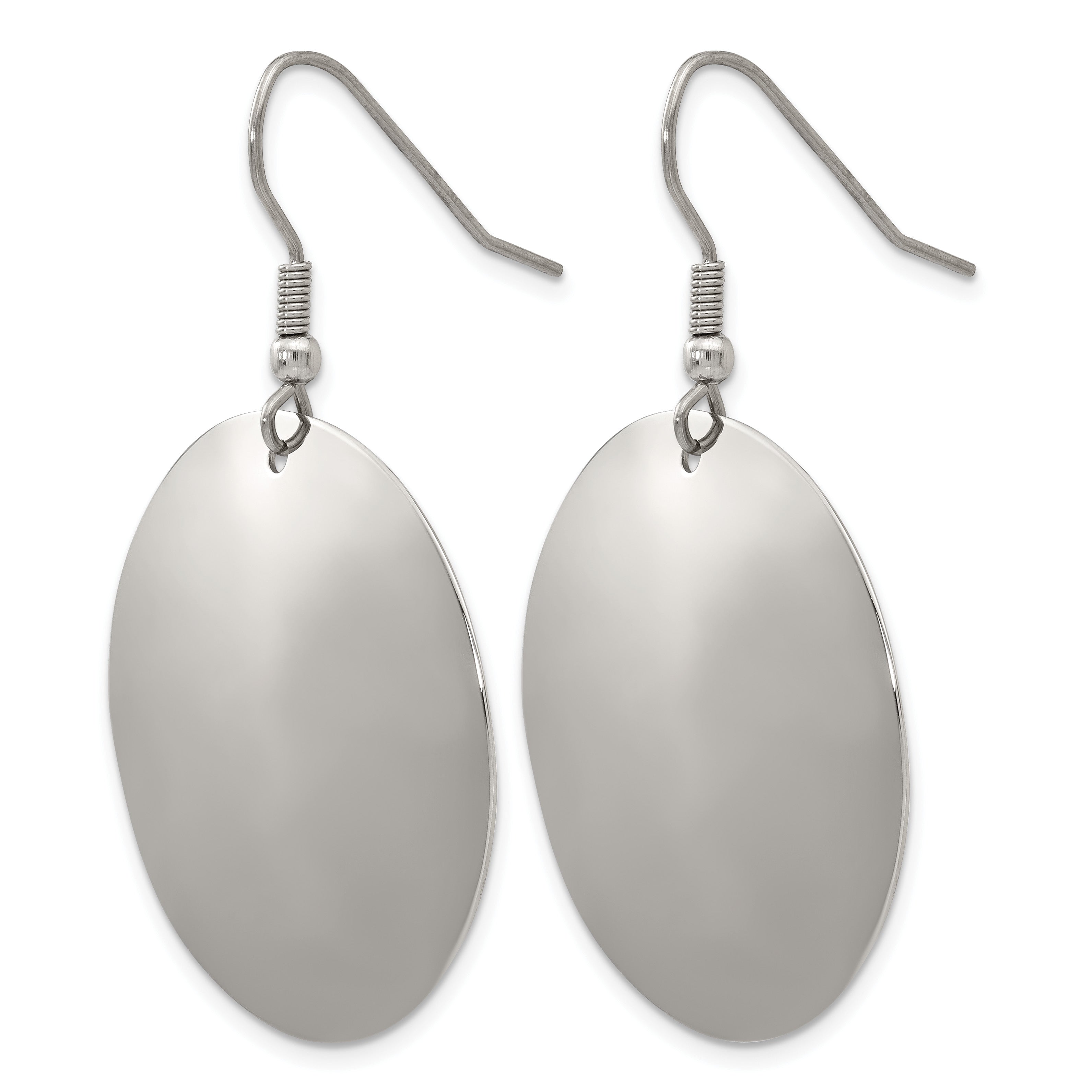 Stainless Steel Polished Drop Dangle Earrings for Women Secondary image