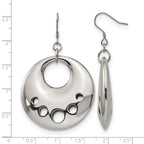 Stainless Steel Polished Drop Dangle Earrings for Women