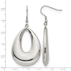 Stainless Steel Polished Teardrop Drop Dangle Earrings for Women
