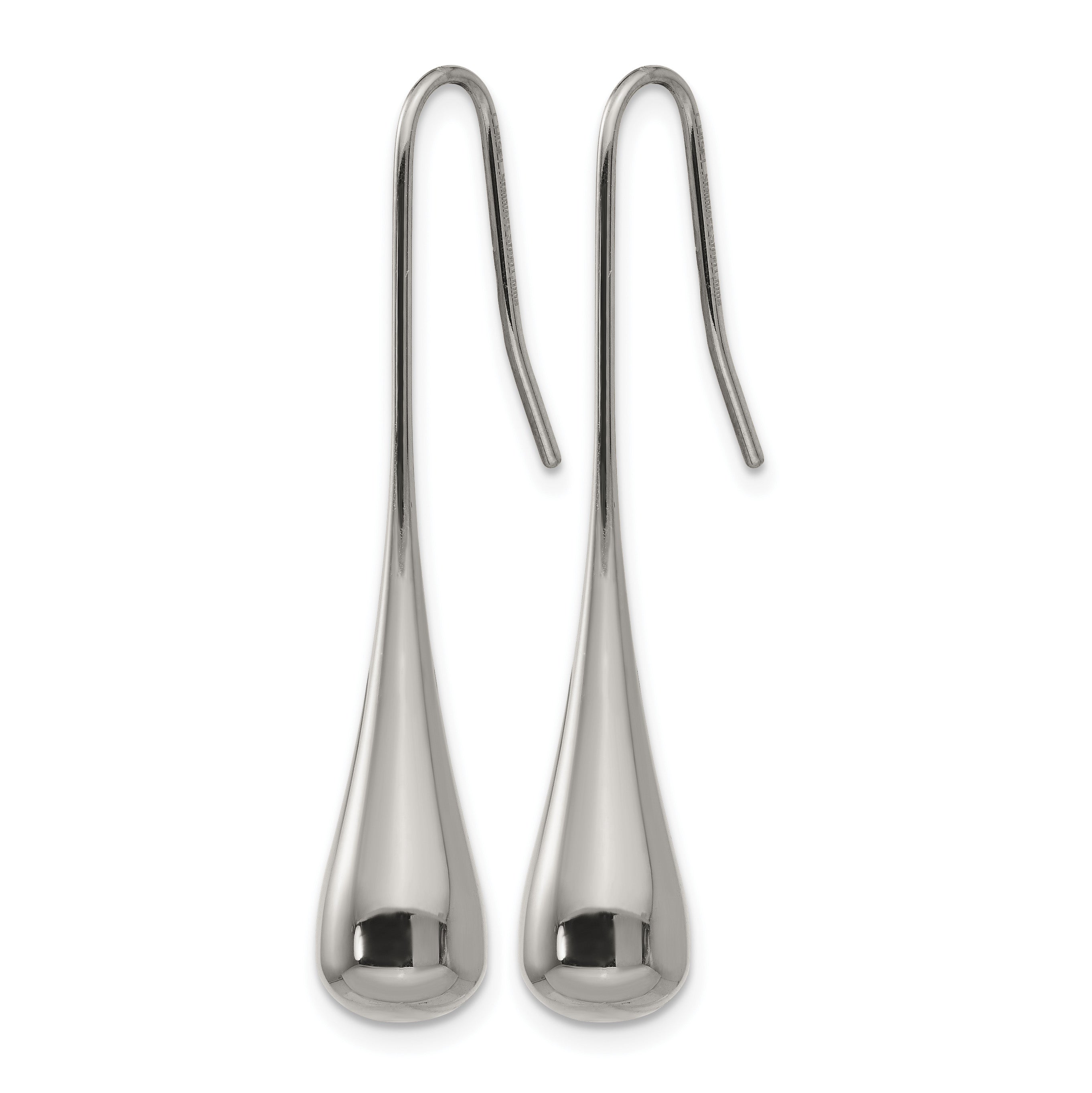 Stainless Steel Polished Drop Dangle Earrings for Women Secondary image