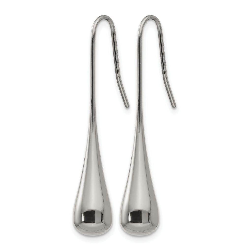 Stainless Steel Polished Drop Dangle Earrings for Women