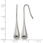 Stainless Steel Polished Drop Dangle Earrings for Women