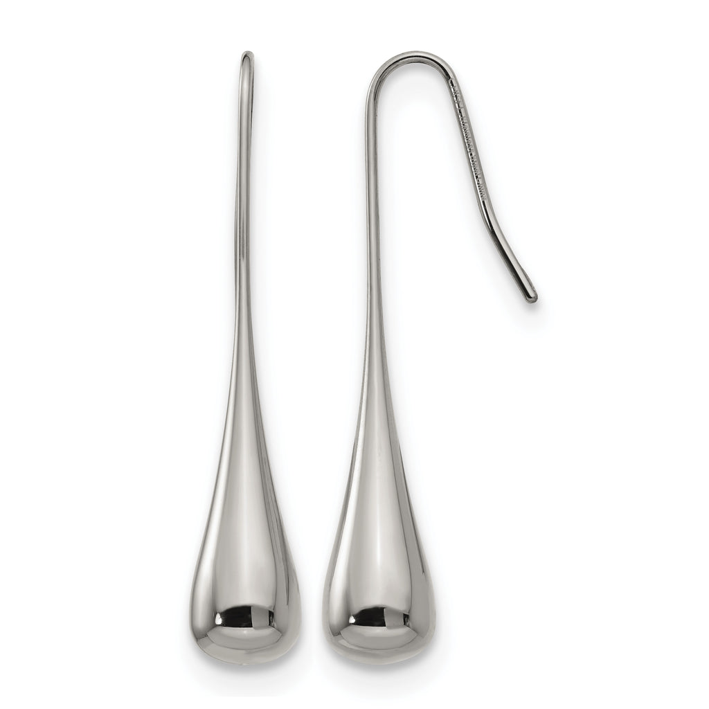 Stainless Steel Polished Drop Dangle Earrings for Women
