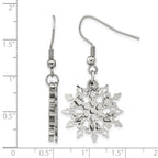 Stainless Steel Polished Drop Dangle Earrings for Women