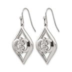 Stainless Steel Polished Drop Dangle Earrings for Women
