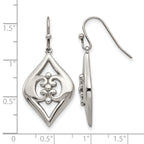 Stainless Steel Polished Drop Dangle Earrings for Women