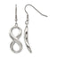 Stainless Steel Polished Infinity Drop Dangle Earrings for Women