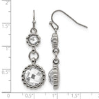 Stainless Steel Polished Drop Dangle Earrings for Women
