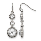 Stainless Steel Polished Drop Dangle Earrings for Women