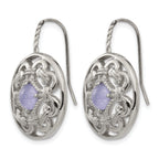 Stainless Steel Polished Drop Dangle Earrings for Women