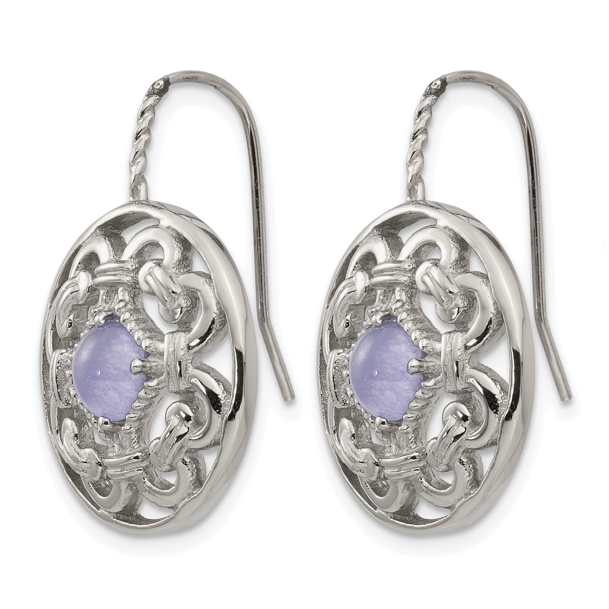 Stainless Steel Polished Drop Dangle Earrings for Women