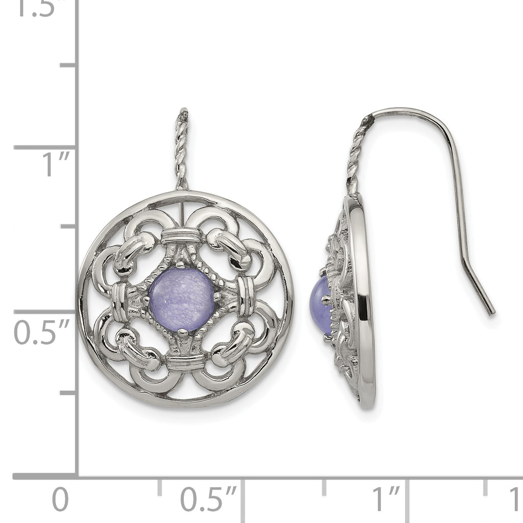 Stainless Steel Polished Drop Dangle Earrings for Women