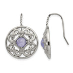 Stainless Steel Polished Drop Dangle Earrings for Women