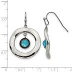 Stainless Steel Polished Drop Dangle Earrings for Women