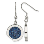 Stainless Steel Polished Drop Dangle Earrings for Women