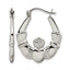 Stainless Steel Polished Creole Hoop Earrings for Women