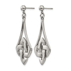 Stainless Steel Polished Drop Dangle Earrings for Women