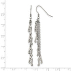 Stainless Steel Polished Drop Dangle Earrings for Women