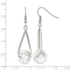 Stainless Steel Polished Drop Dangle Earrings for Women