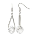 Stainless Steel Polished Drop Dangle Earrings for Women