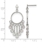 Stainless Steel Polished Drop Dangle Earrings for Women