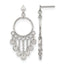 Stainless Steel Polished Drop Dangle Earrings for Women
