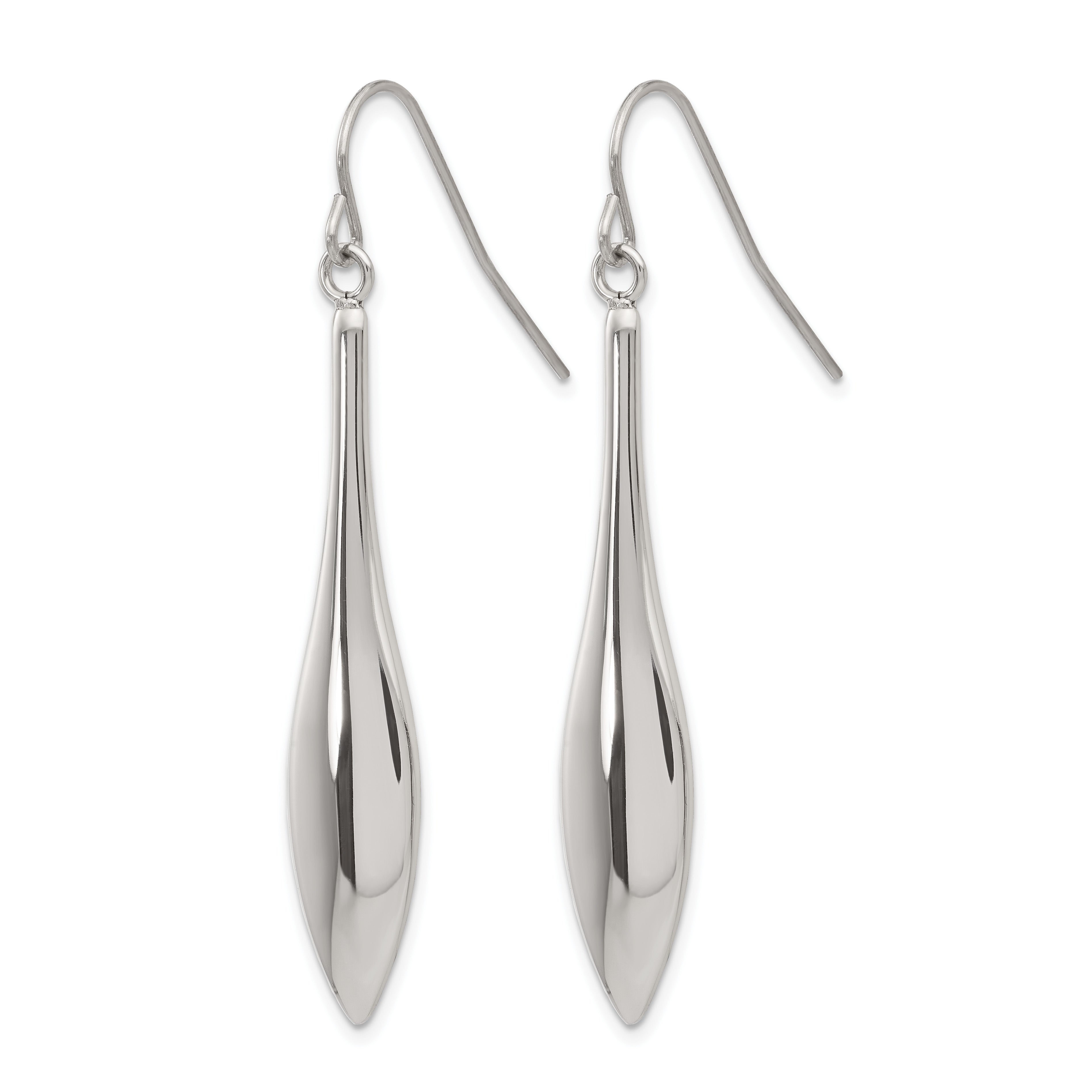 Stainless Steel Polished Drop Dangle Earrings for Women Secondary image