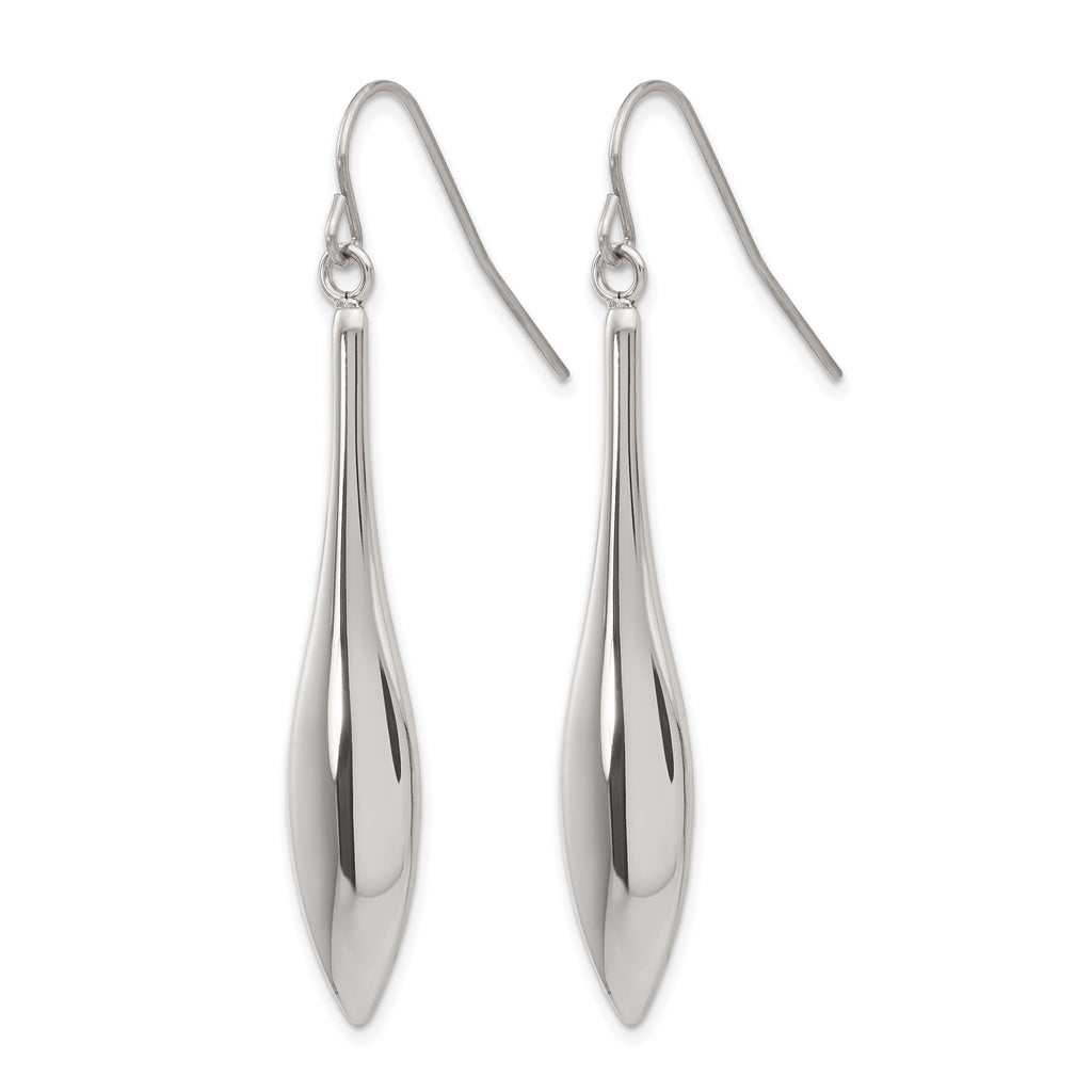 Stainless Steel Polished Drop Dangle Earrings for Women