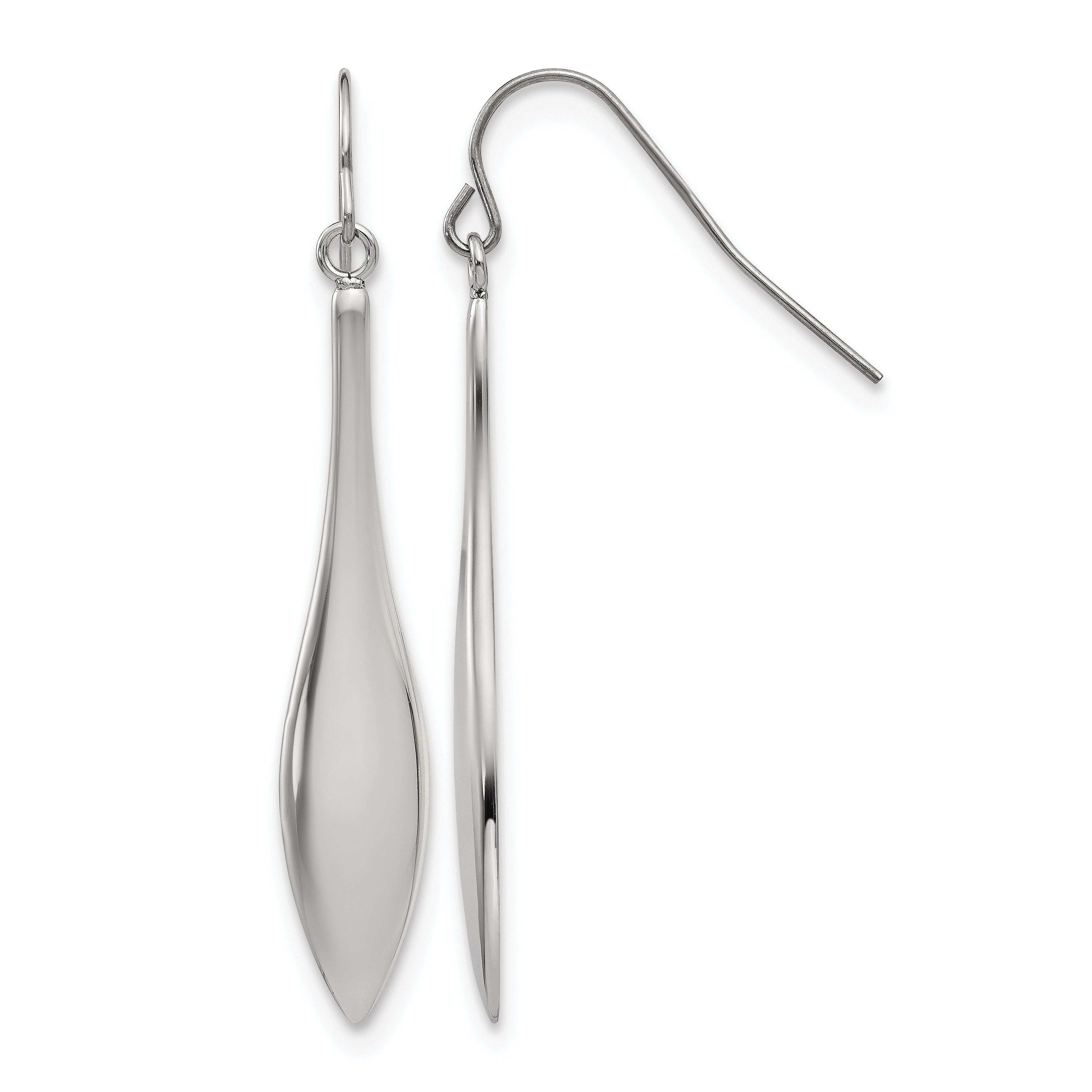 Stainless Steel Polished Drop Dangle Earrings for Women Main image