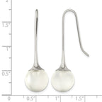 Stainless Steel Polished Drop Dangle Earrings for Women