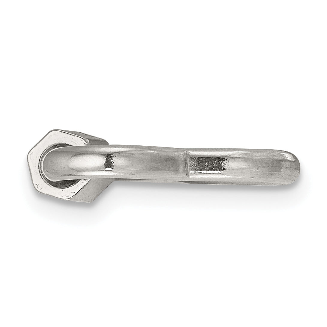 Polished Heart Stainless Steel Clasp