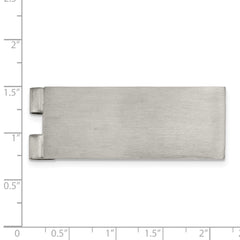Chisel Stainless Steel Brushed Money Clip