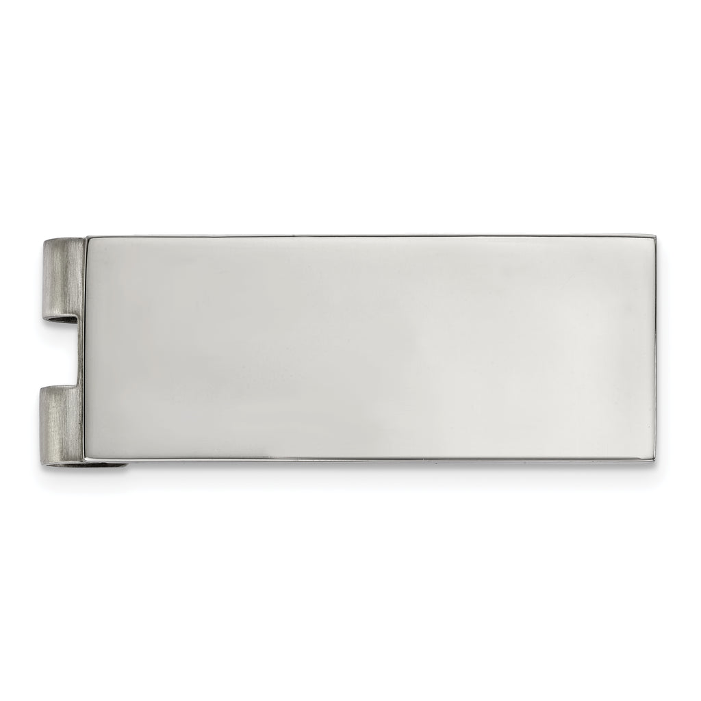 Chisel Stainless Steel Polished Money Clip