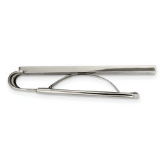 Chisel Stainless Steel Polished with Black Carbon Fiber Inlay Money Clip