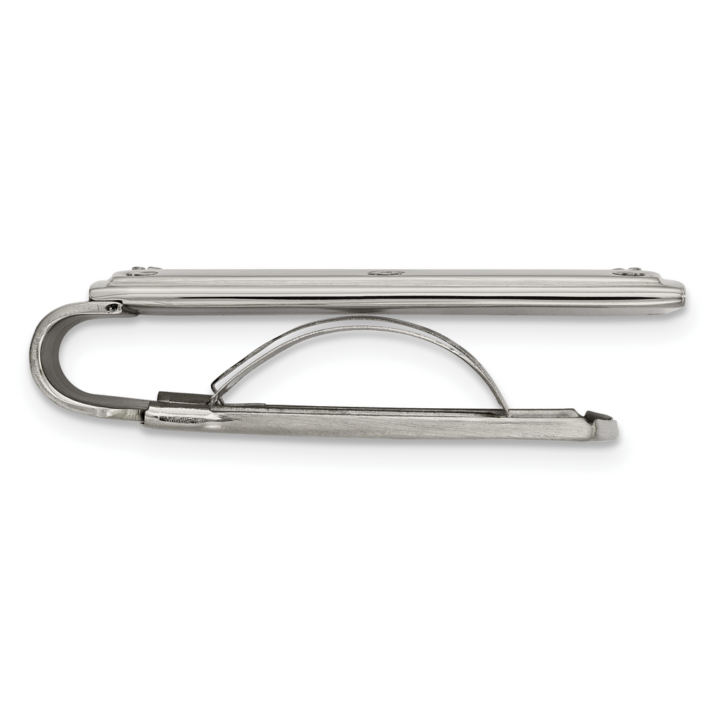 Chisel Stainless Steel Polished Screw Money Clip