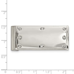 Chisel Stainless Steel Polished Screw Money Clip